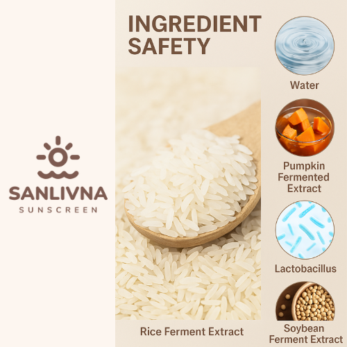 SANLIVNA Rice Probiotic Sunscreen SPF50+ PA++++