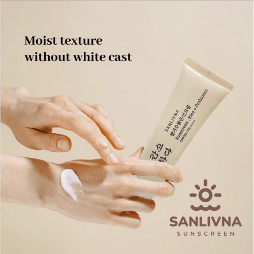 SANLIVNA Rice Probiotic Sunscreen SPF50+ PA++++